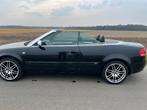 Cabrio Audi A4 1.8T Advance S-Line, Auto's, Voorwielaandrijving, Zwart, 4 cilinders, Cabriolet