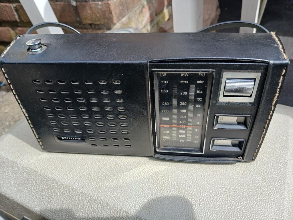 Philips 90RL290 draagbare transistorradio 1970, Audio, Tv en Foto, Radio's, Ophalen