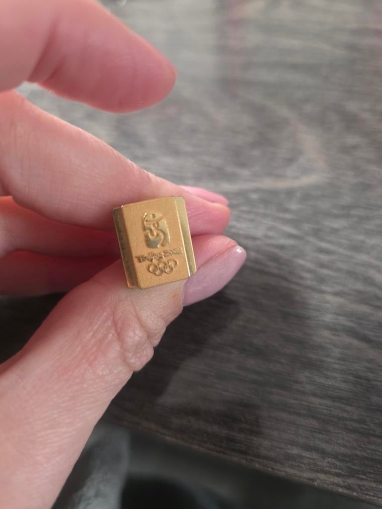 Olympische Spelen 2008 Beijing pin, Verzamelen, Ophalen of Verzenden, Gebruikt, Sport, Speldje of Pin