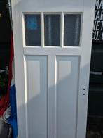 Grenen paneeldeur 88x201.5 cm met glas, Doe-het-zelf en Verbouw, Deuren en Horren, Ophalen, Gebruikt, 80 tot 100 cm, Binnendeur