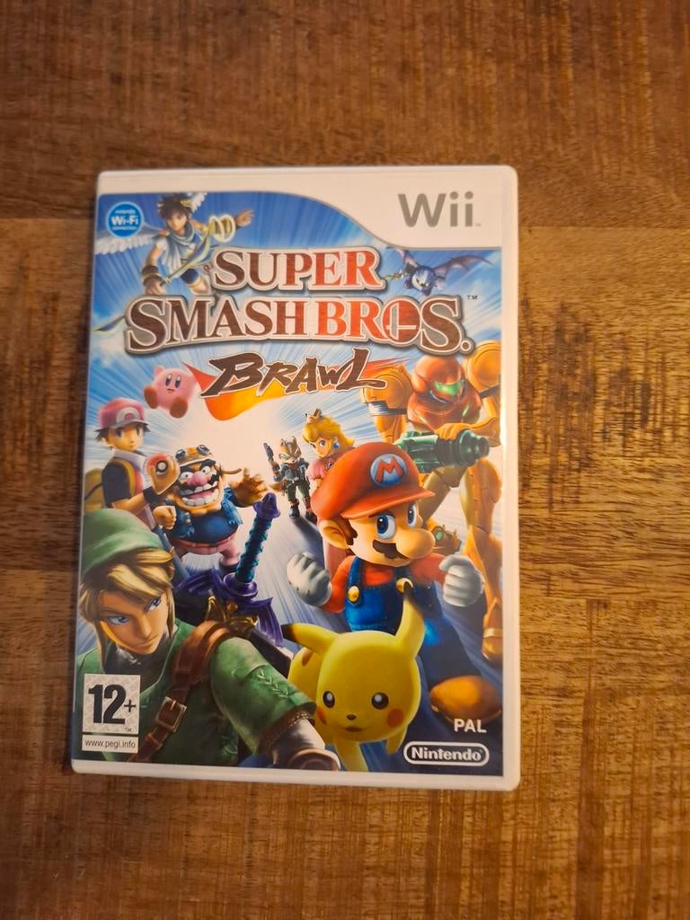 Nintendo wii Super Smashbros Brawl., Ophalen of Verzenden, Zo goed als nieuw, Sport, 3 spelers of meer