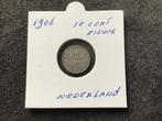 Munt 10 cent 1906 Wilhelmina Nederland zilver, Ophalen of Verzenden, Koningin Wilhelmina, 10 cent, Zilver