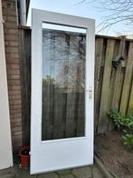 Opdek binnendeur met glas, Ophalen, Gebruikt, 80 tot 100 cm, Binnendeur