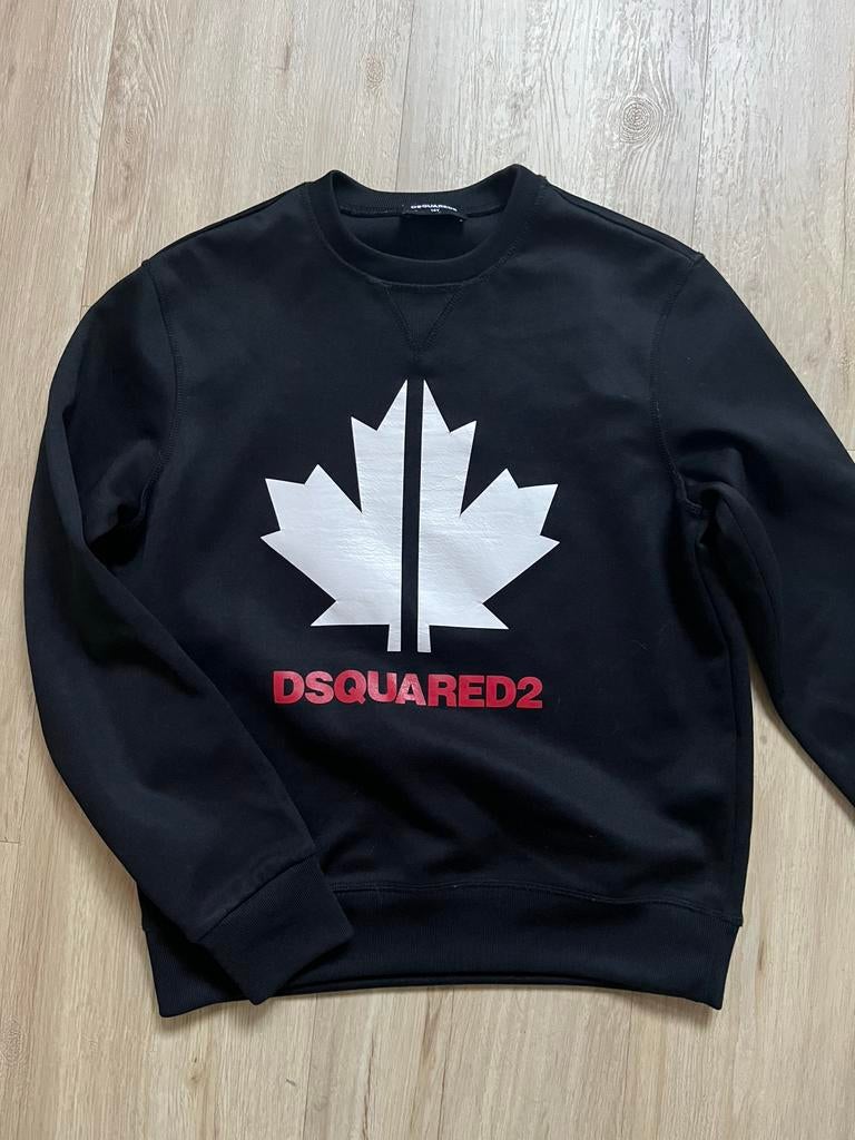 Dsquared2 sweater 14 jaar, Kleding | Heren, Truien en Vesten, Ophalen of Verzenden, Zo goed als nieuw, Overige maten, Zwart