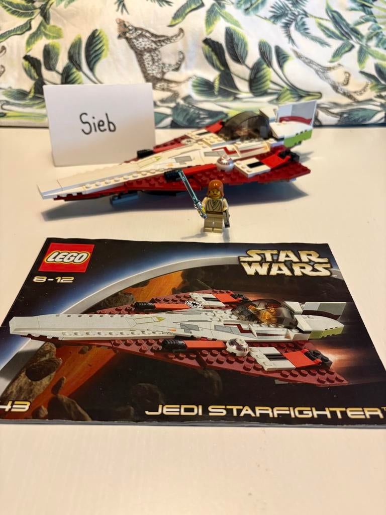 Lego Star Wars 7143 Jedi Starfighter, Kinderen en Baby's, Speelgoed | Duplo en Lego, Ophalen of Verzenden, Zo goed als nieuw, Lego