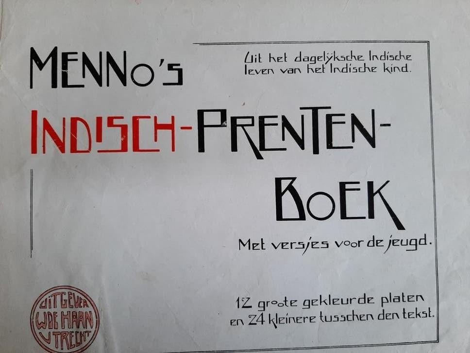 Menno's Indisch Prentenboek - W. de Haan Utrecht (1924), Ophalen of Verzenden, Gelezen, Prentenboek