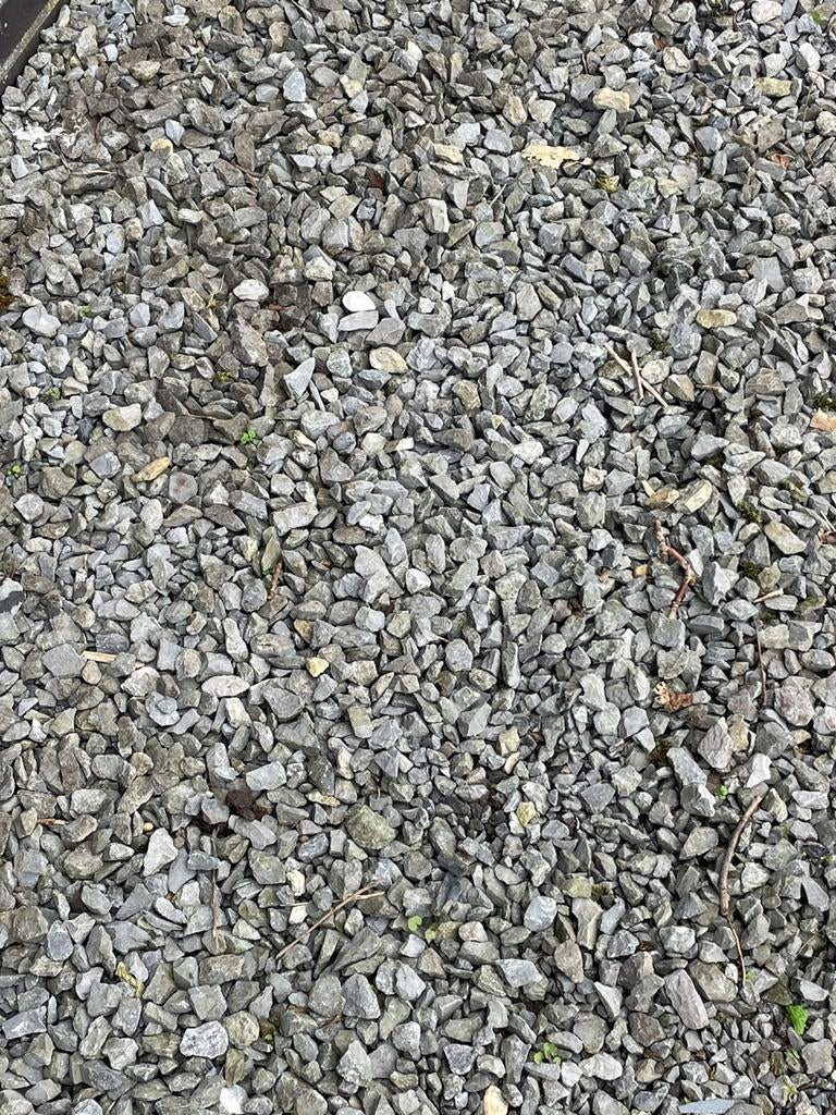 Grind antraciet, Tuin en Terras, Grind, Keien en Split, Ophalen, Gebruikt, Antraciet, Grind