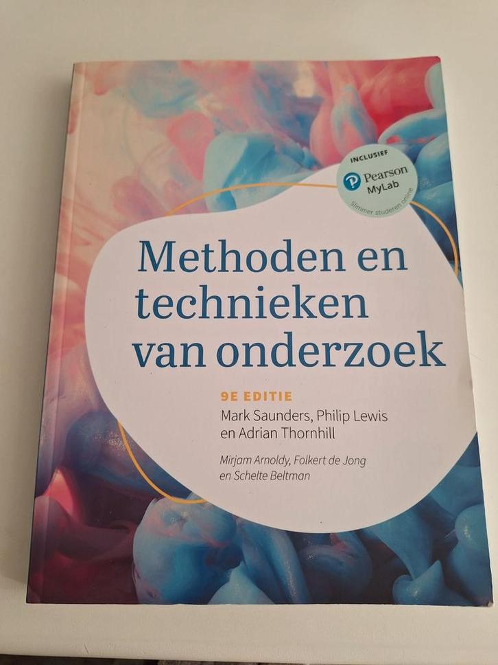 Methoden en technieken van onderzoek 9e editie, Boeken, Studieboeken en Cursussen, Nieuw, HBO, Gamma, Ophalen