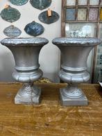 Franse gietijzeren vazen carlotte antiek en brocante, Ophalen of Verzenden