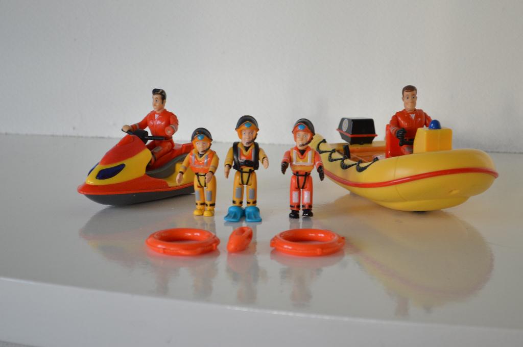 Juno Jet Ski en Neptune boot Brandweerman Sam, Ophalen of Verzenden, Gebruikt