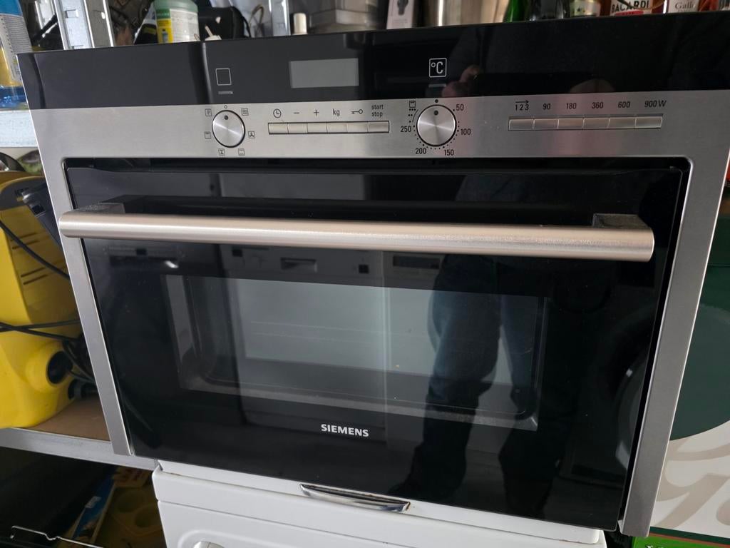 Siemens combi oven magnetron functie., Witgoed en Apparatuur, Ovens, Zo goed als nieuw, Oven met grill, Inbouw, .