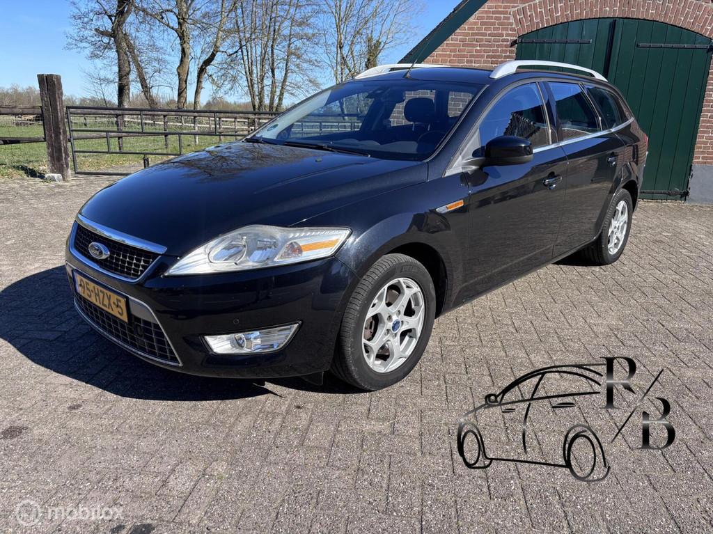 Ford Mondeo Wagon 2.0-16V Titanium FlexiFuel NAVI AC CRUISE, Auto's, Ford, 145 pk, Stof, Gebruikt, Zwart
