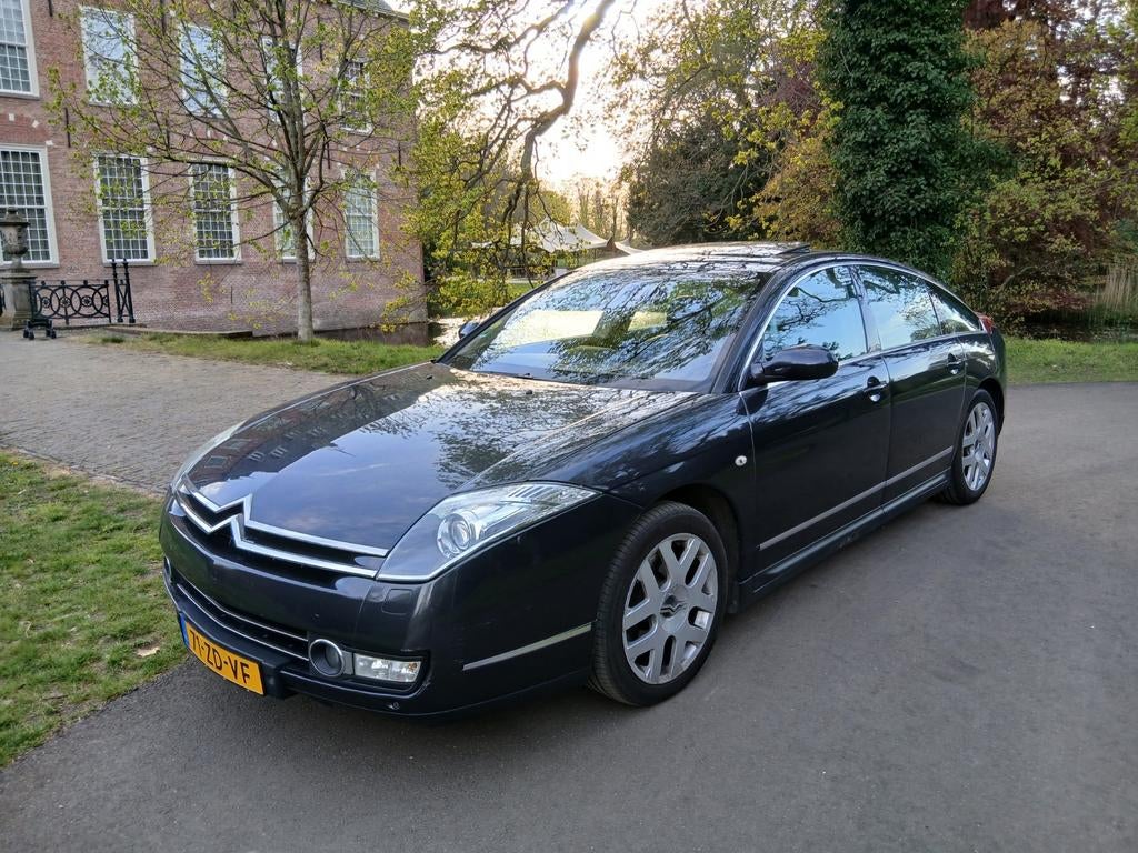 Citroën C6 Benzine 3.0 V6 Exclusive Automaat Zwart Apk 2027., Auto's, Zwart, 2946 cc, Particulier, 1700 kg