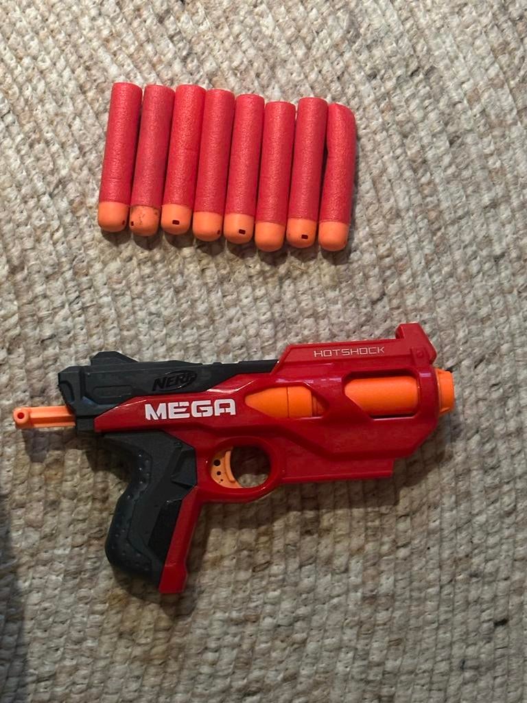 Nerf Mega Hotshock met pijltjes, Ophalen, Gebruikt, Jongen of Meisje