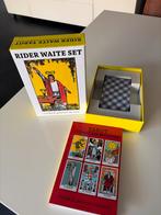 Rider Waite Tarot Set met boek, Boeken, Ophalen of Verzenden, Zo goed als nieuw, Tarot of Kaarten leggen, Achtergrond en Informatie