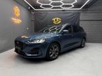 Ford Focus Wagon 1.0 Hybrid ST LineX 155pk LEER-PANO-KEYLESS, Blauw, Leder, 155 pk, Nieuw