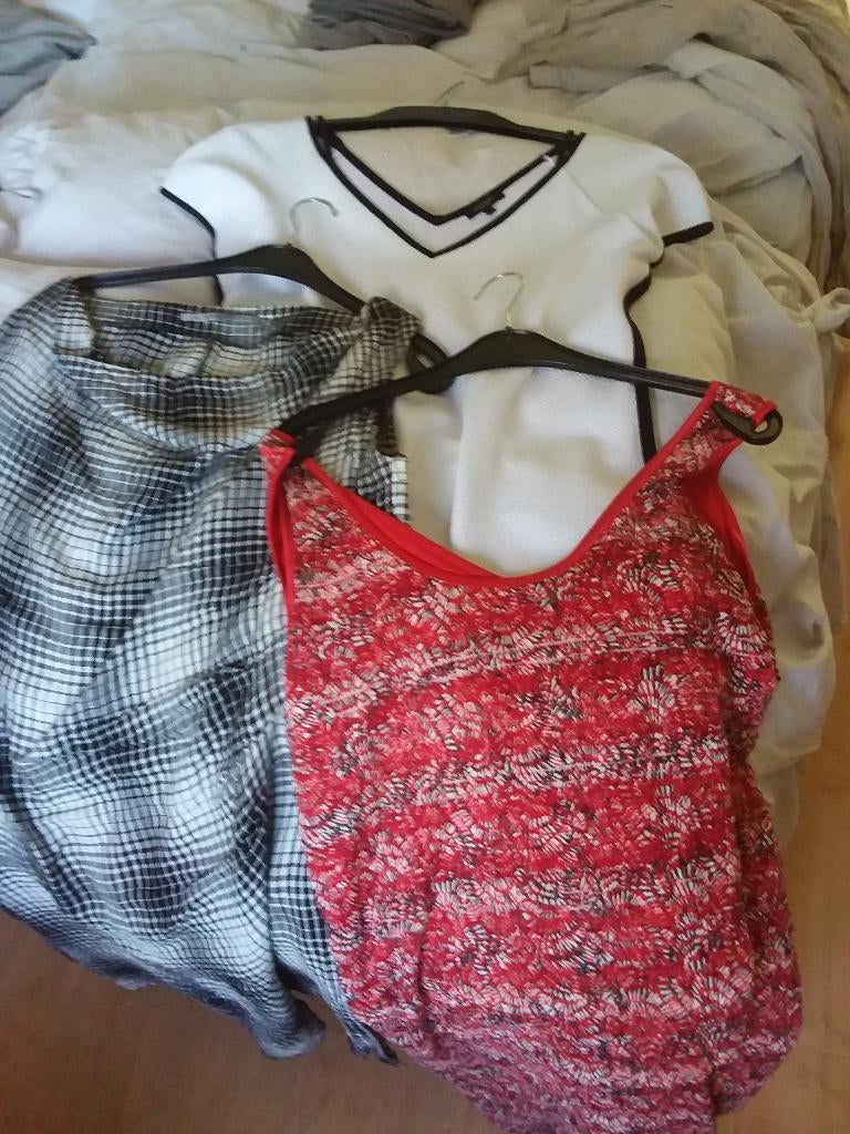 Dames kleding divers, Overige kleuren, Onbekend, Knielengte, Gedragen