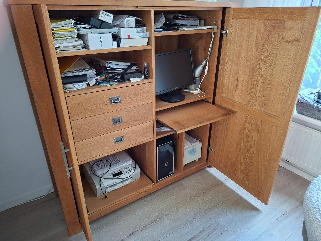 Wandkast, Huis en Inrichting, Kasten | Wandmeubels, Ophalen, Gebruikt, 100 tot 150 cm, 150 tot 200 cm