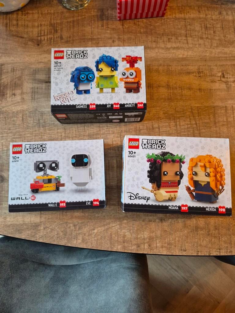 Lego BrickHeadz sets: Inside Out, WALL-E & Disney, Ophalen of Verzenden, Zo goed als nieuw