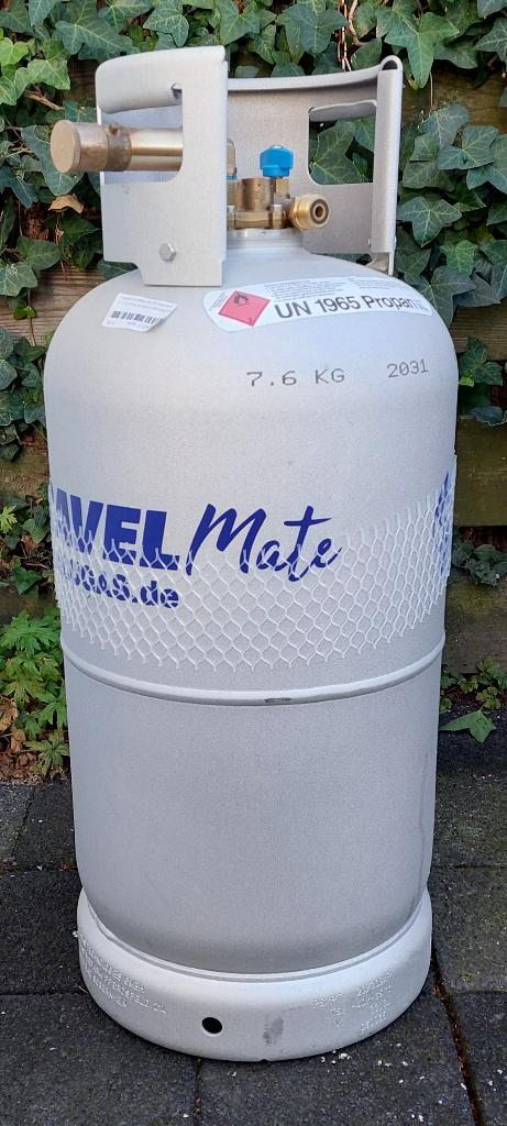 Aluminium gasfles (LPG navulbaar) 33 Liter, Caravans en Kamperen, Kampeeraccessoires, Zo goed als nieuw, Ophalen