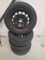 Winterbanden met 5x100 stalen velgen - 195 60 16, Auto-onderdelen, Banden en Velgen, Ophalen, Gebruikt, 16 inch, Banden en Velgen