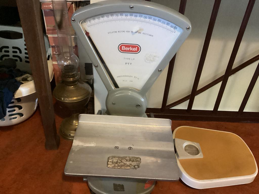 Vintage Berkel PTT Postweegschaal - Type LP weegschaal, Ophalen of Verzenden