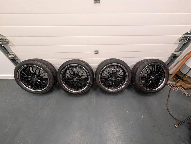 4x100 velgen + banden, Auto-onderdelen, Banden en Velgen, Velg(en), Zomerbanden, 17 inch, 205 mm, Personenwagen, Nieuw, Ophalen