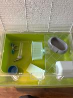 Hamsterkooi met toebehoren, Minder dan 60 cm, Kooi, Minder dan 75 cm, Ophalen of Verzenden