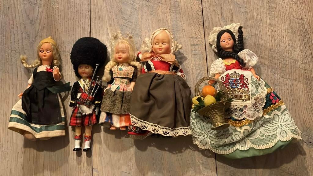 Vintage poppen, Verzamelen, Poppen, Ophalen of Verzenden, Gebruikt, Pop