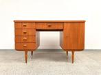 Vintage mid-century teak bureau 1960's, Huis en Inrichting, Bureaus, Ophalen, Gebruikt, Bureau