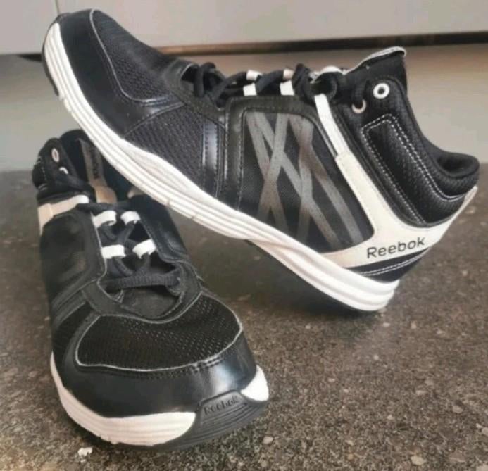 Reebok Sportschoenen Zwart/Wit - Maat 38, Verzenden, ., Zwart, .