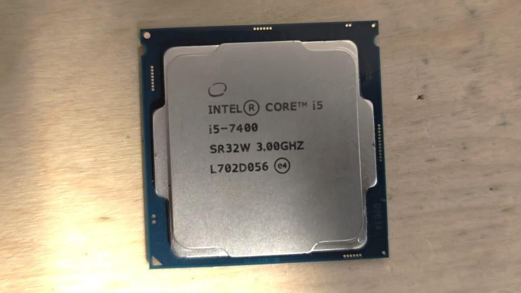 Intel Core i5-7400 LGA 1151 4 cores 4 threads, LGA 1151, Ophalen of Verzenden, Zo goed als nieuw, 2-core