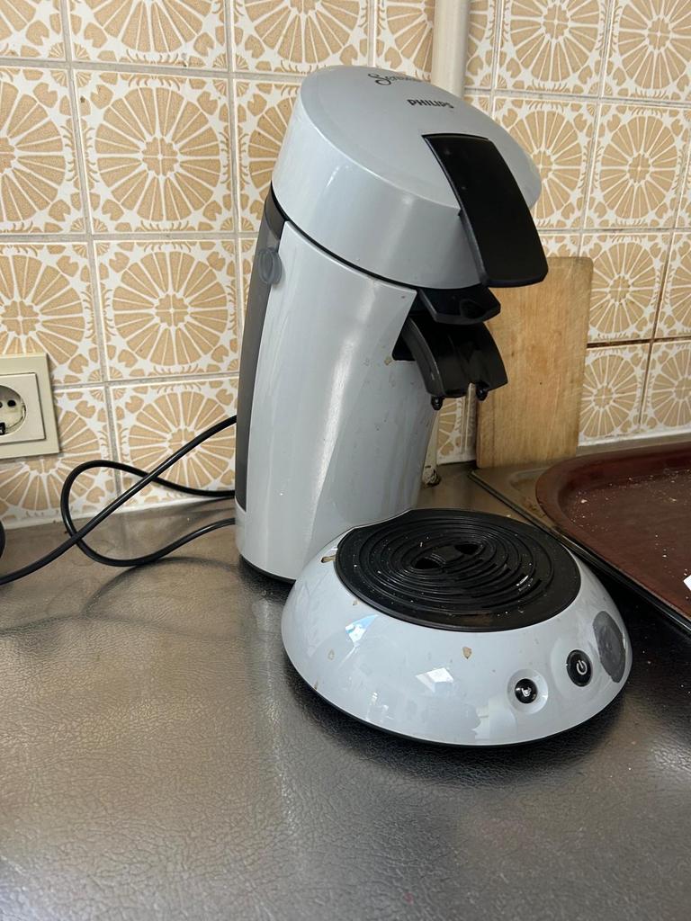 Philips Senseo Koffiezetapparaat - Wit, Witgoed en Apparatuur, Koffiezetapparaten, Gebruikt, Koffiepads en cups, Koffiemachine