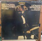 Leonard Bernstein Beethoven Symphonies 1&2, Ophalen of Verzenden, Zo goed als nieuw, 12 inch