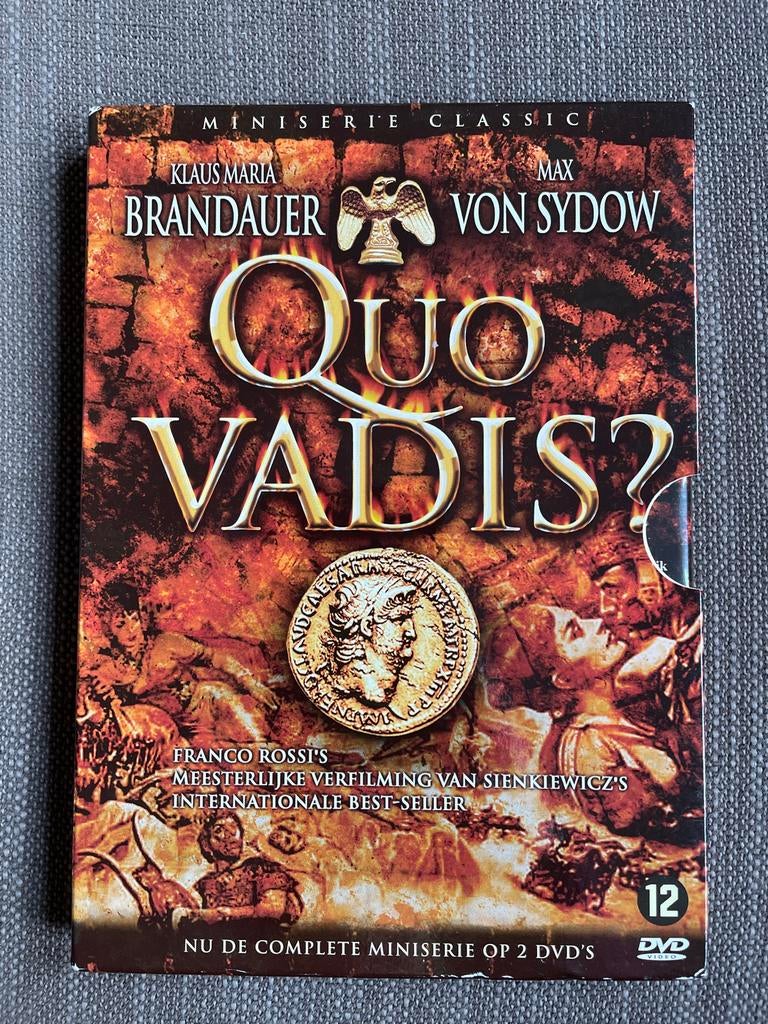 Quo Vadis? Miniserie Classic - 2 dvd-box, Cd's en Dvd's, Dvd's | Drama, Zo goed als nieuw, Historisch of Kostuumdrama, Vanaf 12 jaar
