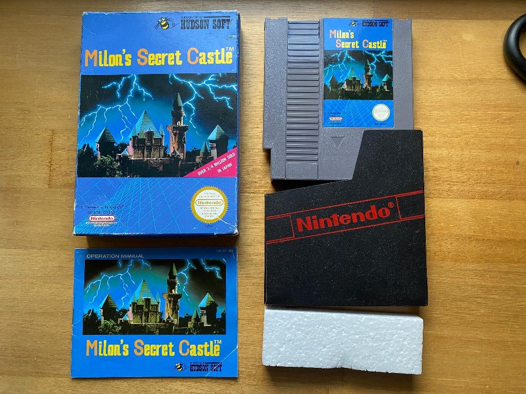 Milon's secret castle nes usa, Spelcomputers en Games, Games | Nintendo NES, Zo goed als nieuw, Avontuur en Actie, 1 speler, Vanaf 3 jaar