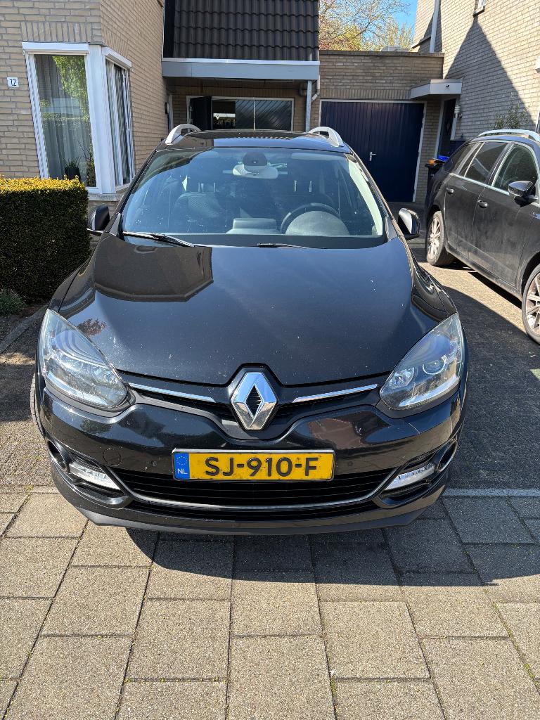 Renault Mégane 1.6D 96KW Estate 2015 Zwart, Voorwielaandrijving, Euro 5, 4 cilinders, Zwart