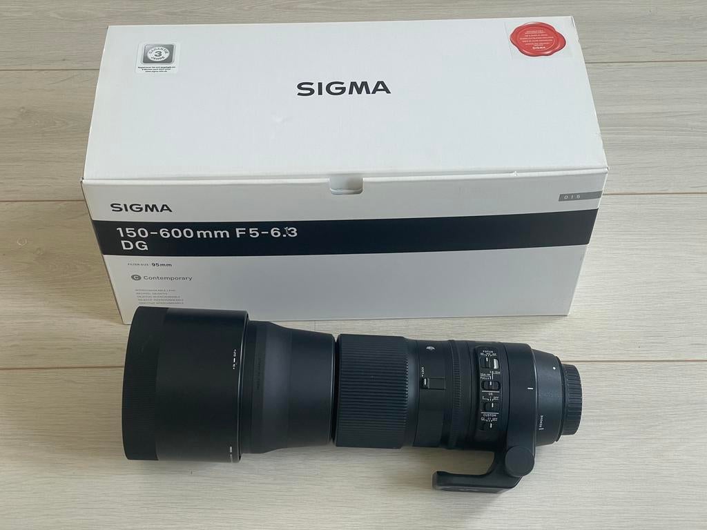 Sigma 150-600mm F5-6.3 DG voor Canon, Audio, Tv en Foto, Fotografie | Lenzen en Objectieven, Ophalen of Verzenden, Zo goed als nieuw