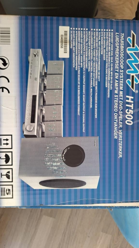 HT500 Thuisbioscoop Systeem met DVD Speler, Ophalen of Verzenden