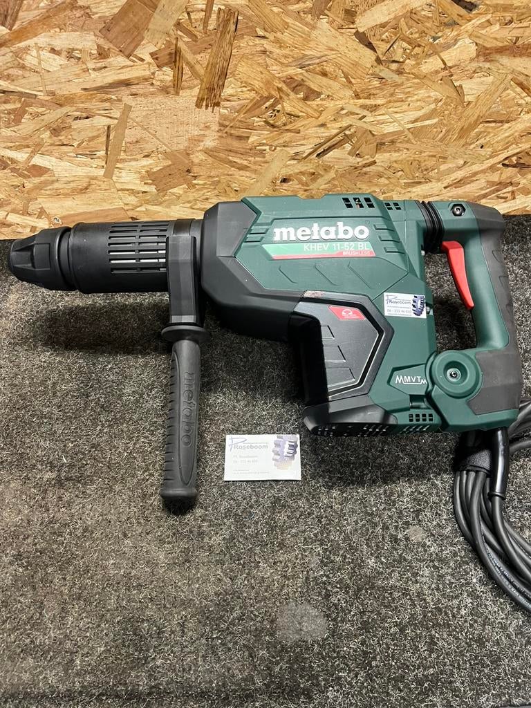 Metabo combihamer typeKHEV 11-52 BL demo/showmodel brushless, Ophalen, Www.metabo.com, Boor- en/of Breekhamer, Zo goed als nieuw