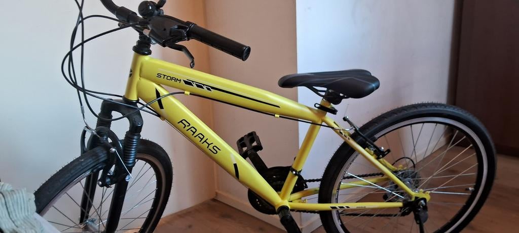 Gele kinderfiets RAARS STORM, Ophalen of Verzenden, Zo goed als nieuw, 20 inch of meer, RAARS