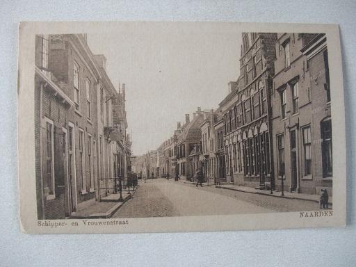 P187 Naarden - Schipper- en Vrouwenstraat, Verzenden, 1920 tot 1940, Ongelopen, Noord-Holland