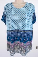 Zomer top maat 44, Kleding | Dames, Grote Maten, Ophalen of Verzenden, Zo goed als nieuw, Blauw, Shirt of Top
