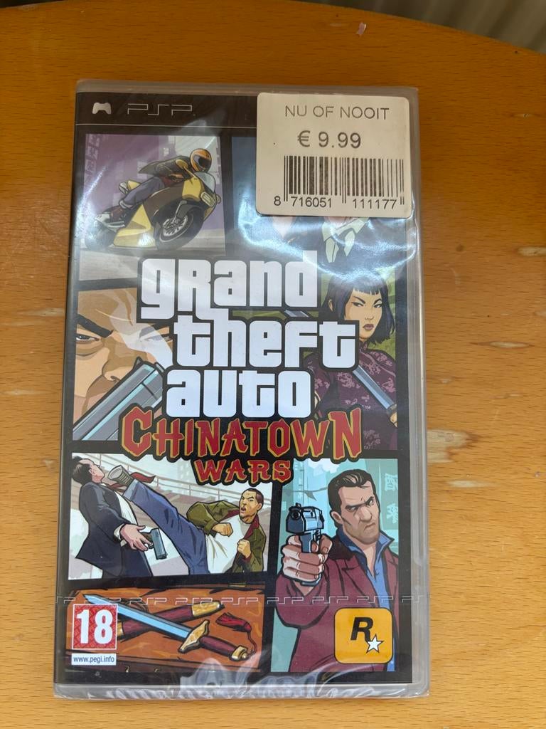 Grand Theft Auto Chinatown Wars PSP - Geseald, Avontuur en Actie, Vanaf 18 jaar, 1 speler, Nieuw