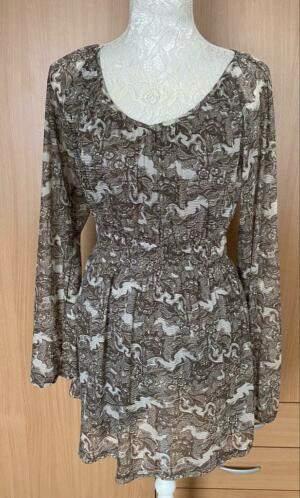 Vero Moda tuniek maat M !, Kleding | Dames, Blouses en Tunieken, Zo goed als nieuw, Maat 38/40 (M), Bruin, Ophalen of Verzenden