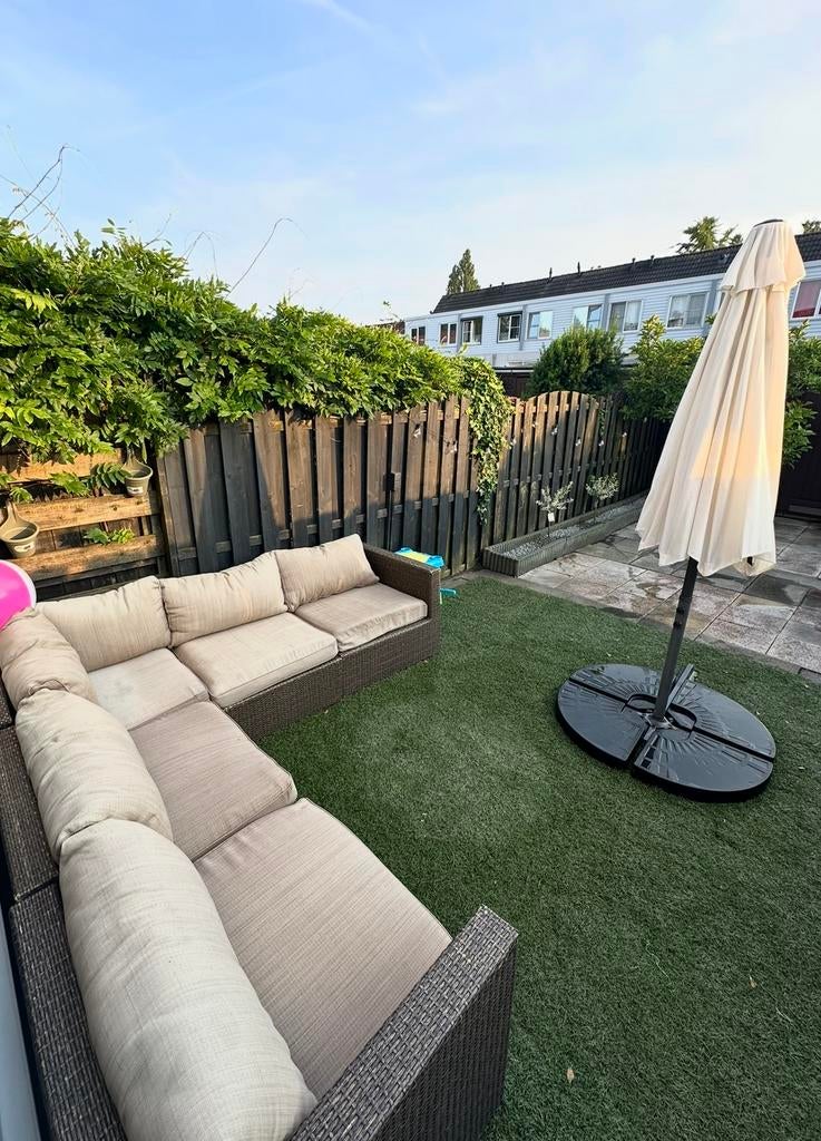 Loungebank inclusief kussens, Ophalen, Gebruikt