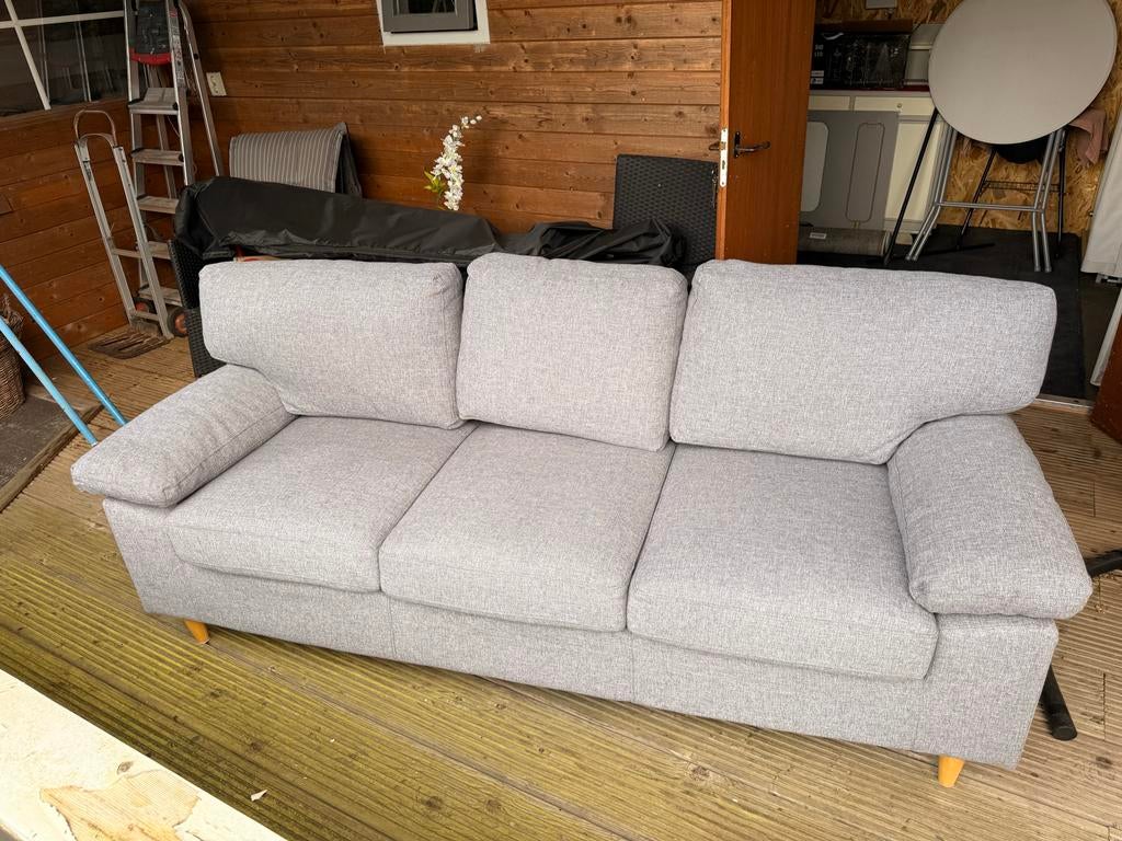 2,5 zits bankstel, Ophalen, Gebruikt, Driepersoons, 75 tot 100 cm