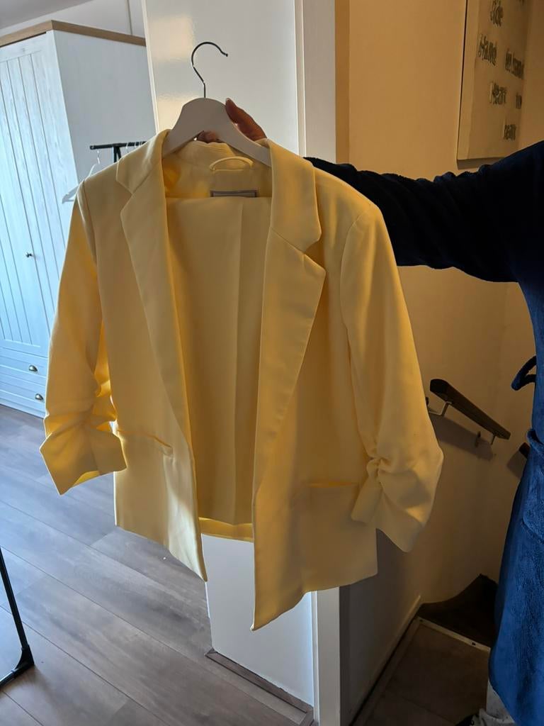 Geel pak, Ophalen of Verzenden, Zo goed als nieuw, Regenjas