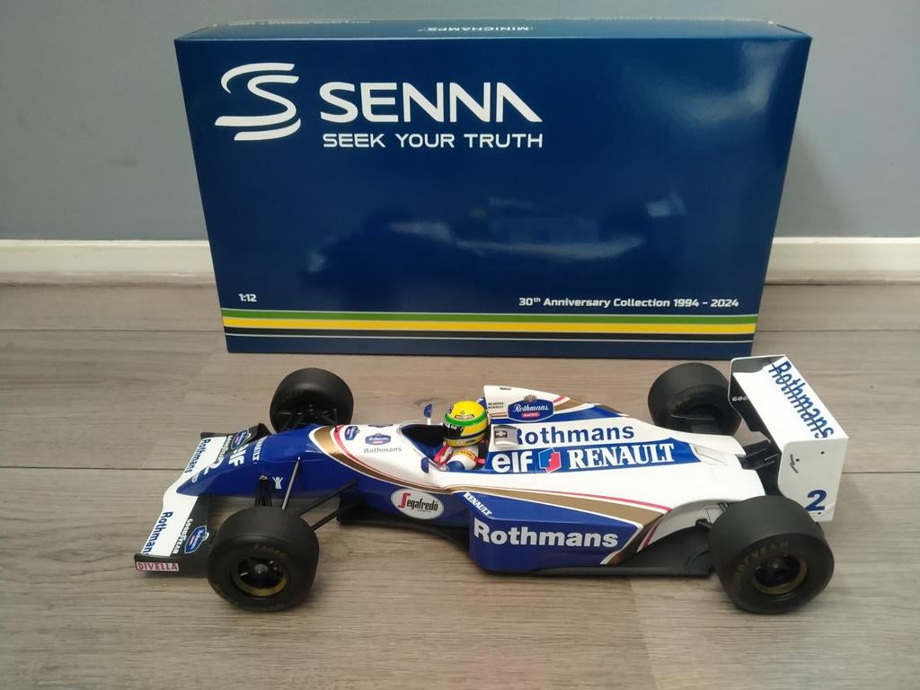 Ayrton Senna, Williams FW16. 1:12 !!, Verzamelen, Ophalen of Verzenden, Nieuw, Formule 1
