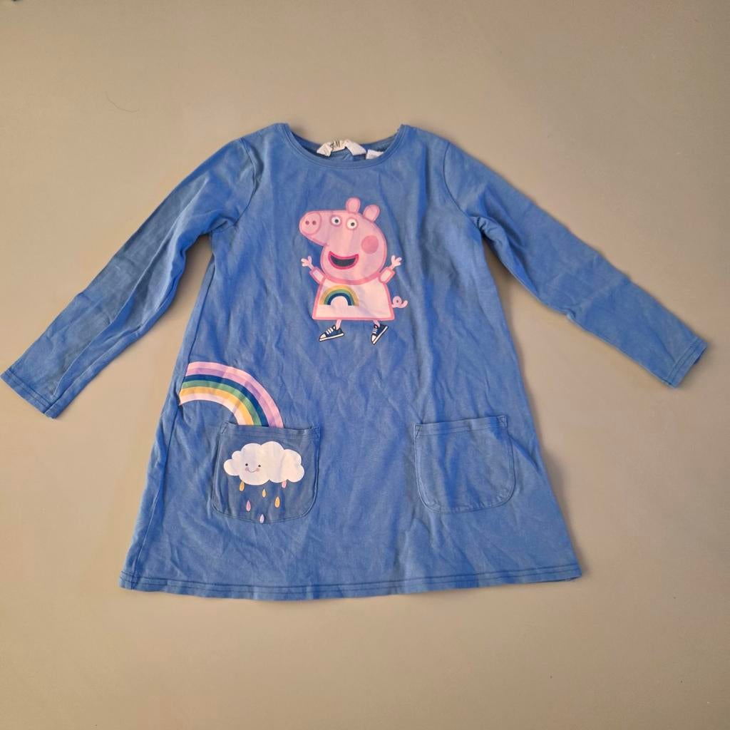 H&M Peppa Pig jurk maat 122, Kinderen en Baby's, Meisje, H&M, Ophalen of Verzenden, Zo goed als nieuw
